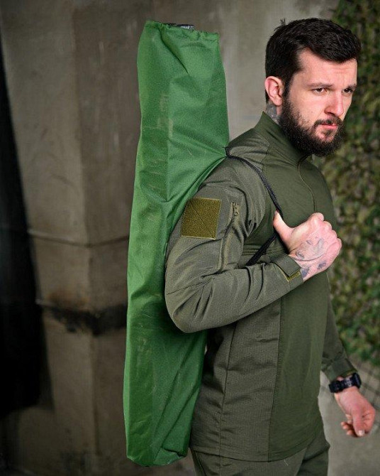 Раскладушка армейская складная до 120 кг полевая олива в чехле компактная переносная Одесса - изображение 9