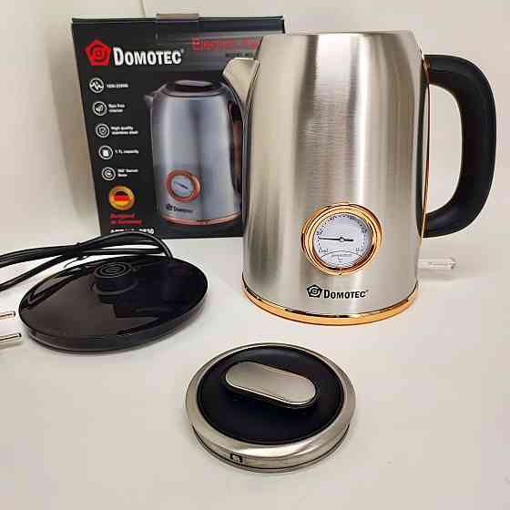 Хороший чайник для дома Domotec MS-7849 2200 Вт, Электрочайник нержавейка, Чайник для дома удобный PQ-78 Львов