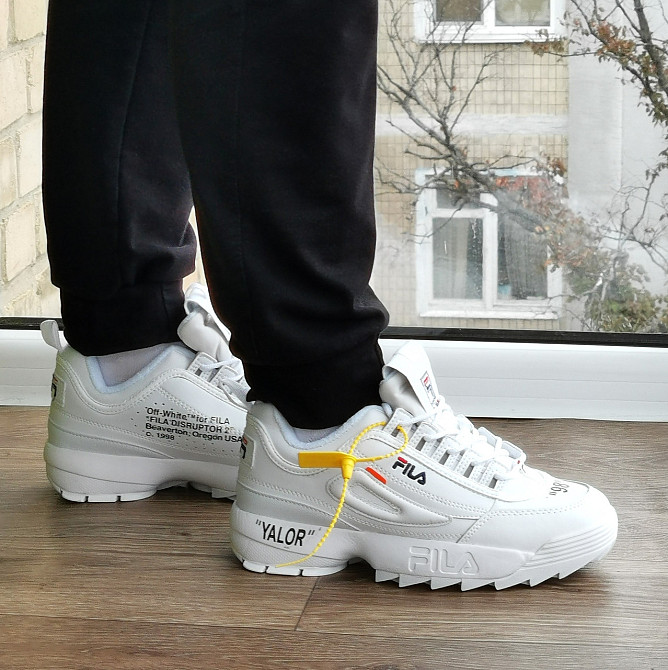 Мужские Кроссовки FILA Disruptor Белые Фила (размеры: 40) Видео Обзор Днепр - изображение 4