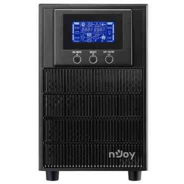 ДБЖ NJOY Aten Pro 2000 (PWUP-OL200AP-AZ01B), Online, 3 x Schuko, USB, LCD, метал Чорний Харків
