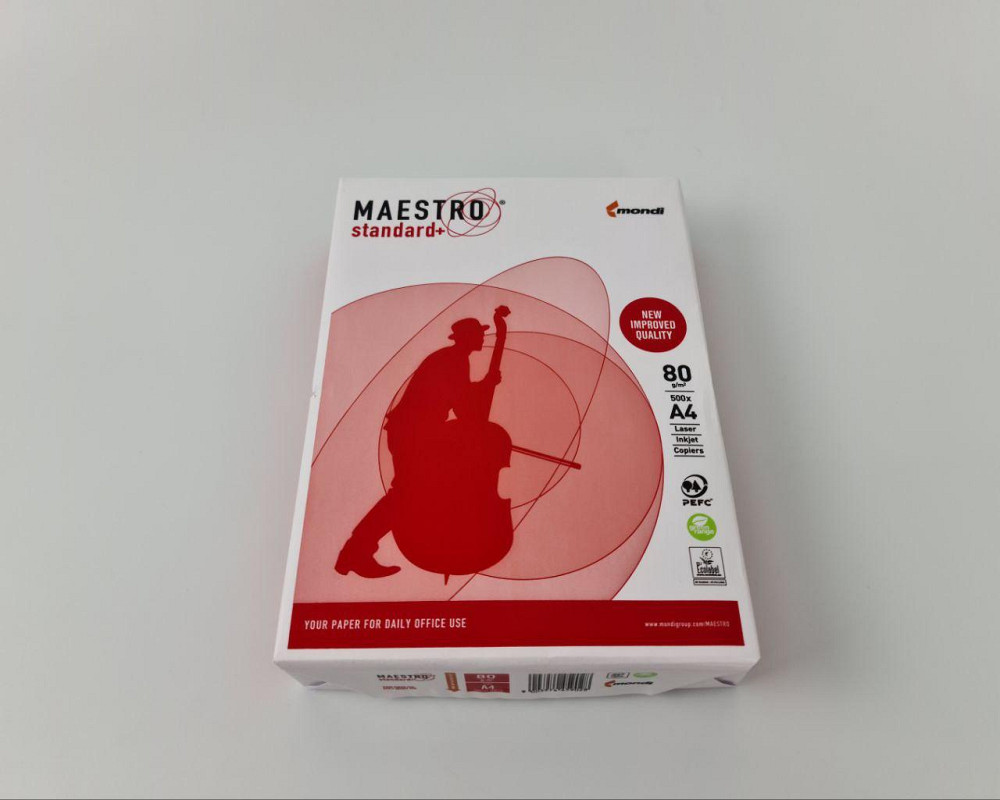 Бумага для принтера А4  500листов MAESTRO standard+ (1 пачка) Харьков - изображение 3