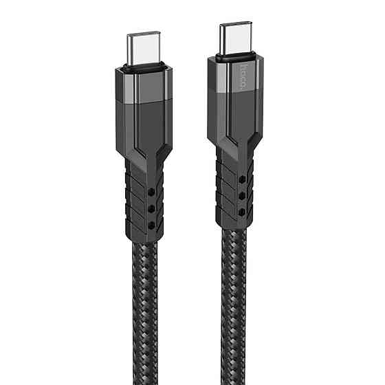 Кабель Type-C HOCO U110 60W для зарядки и передачи данных, цвет черный 6931474770622 Одесса