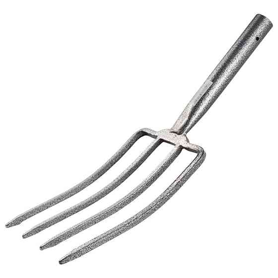 Вилы садово-огородные 4 квадратных зуба 180×290мм GRAD (5053865) Ровно