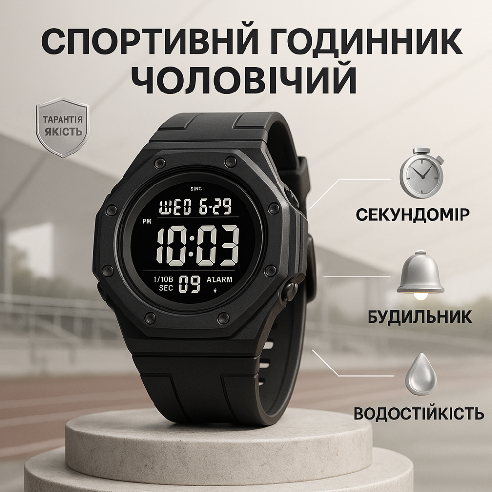 Мужские круглые спортивные часы SKMEI 2048BKBK, Часы армейские для зсу Лучшие военные MX-12 Львов - изображение 6