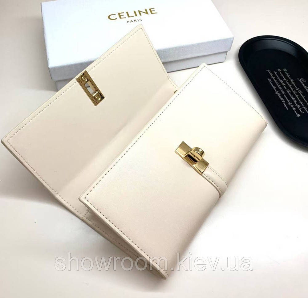 Жіночий брендовий гаманець Celine (924) beige Київ - фото 5