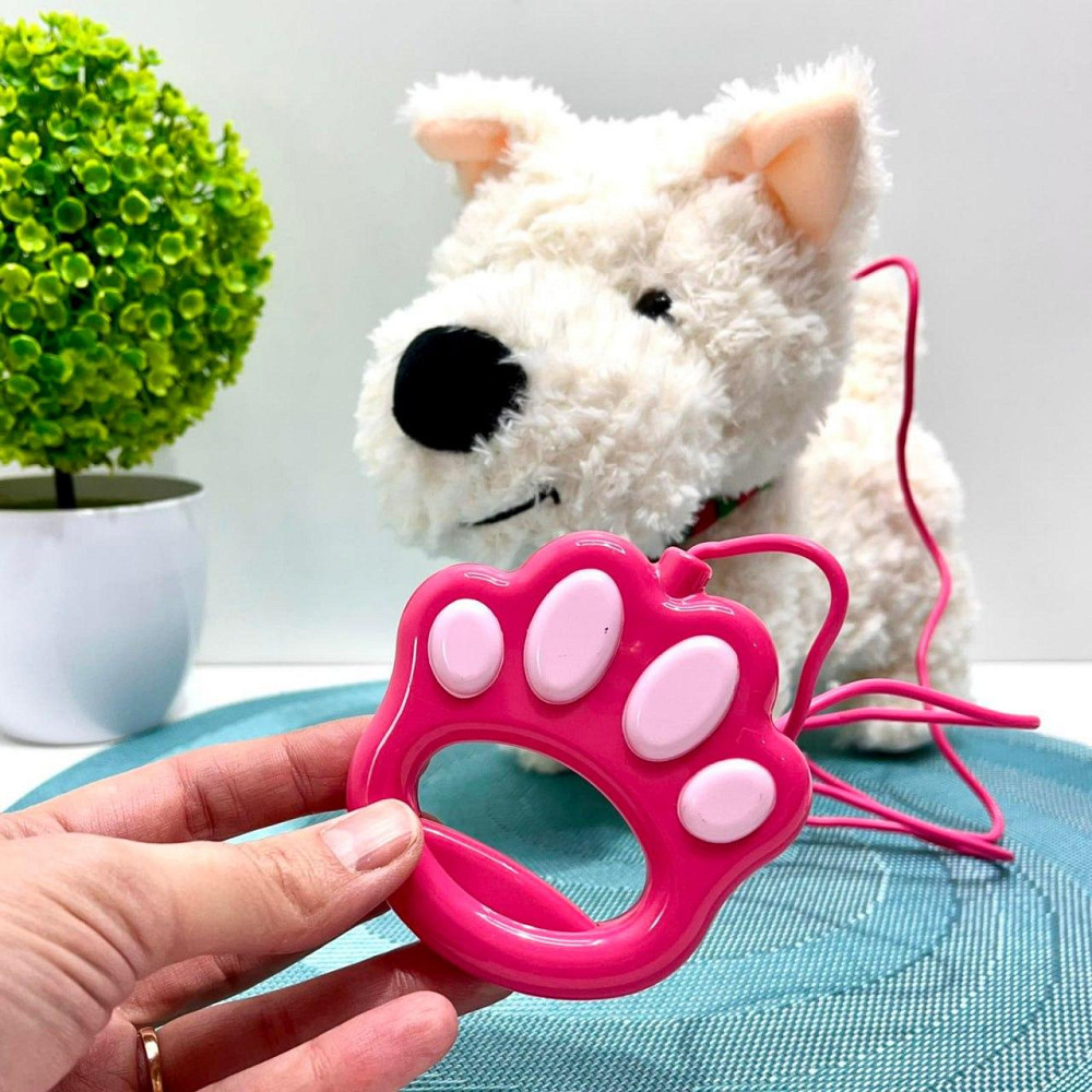 Собачка інтерактивна на повідку ходить виляє хвостом видає звуки повідок д/в реагує на дотик і ляскання долонь знімний шарфик Чернигов - изображение 9