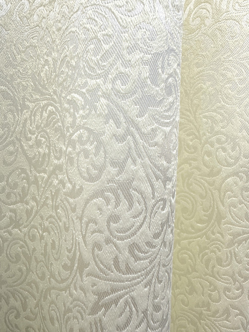 Комплект коротких штор VR-Textil Софт Вензель № 2046ш Айворі 130х170 см 2шт (35-0466) Київ - фото 7