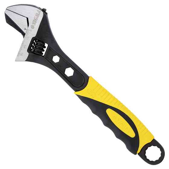 Ключ разводной с переставной губкой 250мм, 0-35мм CrV (TPR) SIGMA (4100931) Ровно