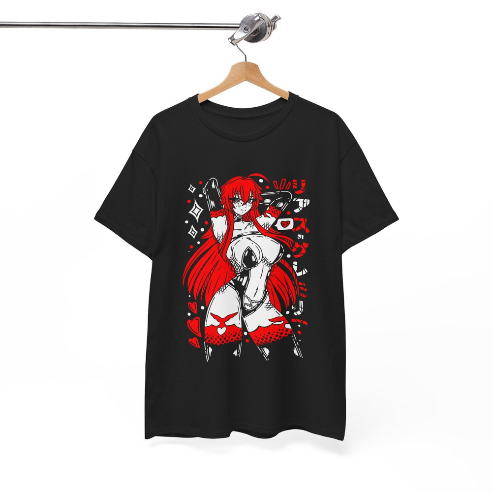 Футболка аниме Риас Греморйе Хигх Скхоол оверсайз (S/M/L) Черний AnimeJ0315 Днепр - изображение 6