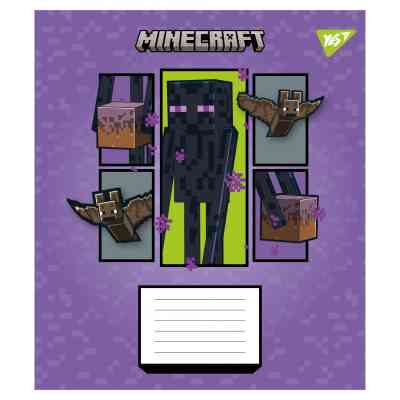 Тетрадь Yes Minecraft Arrows А5 24 листа клетка (767575) Винница