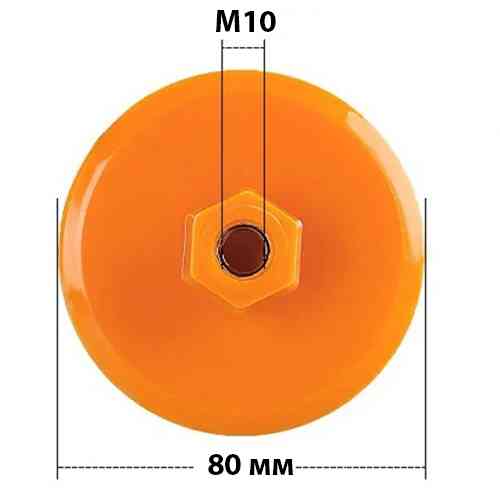 Диск алмазный полировочный 80x3.5мм 150грит M10 по камню для болгарки УШМ Винница