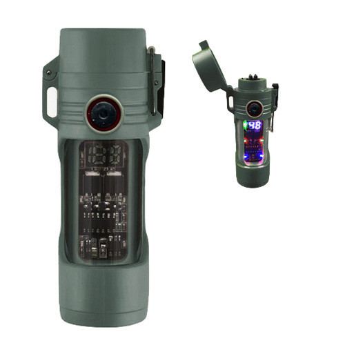 Ліхтар запальничка Multifunctional D66 LCD Type-C (3+1 режими) Вінниця - фото 3