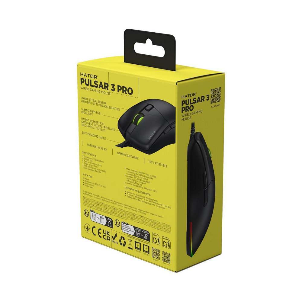 Миша Hator Pulsar 3 Pro Black (HTM620) ( 16902 ) Харків - фото 8