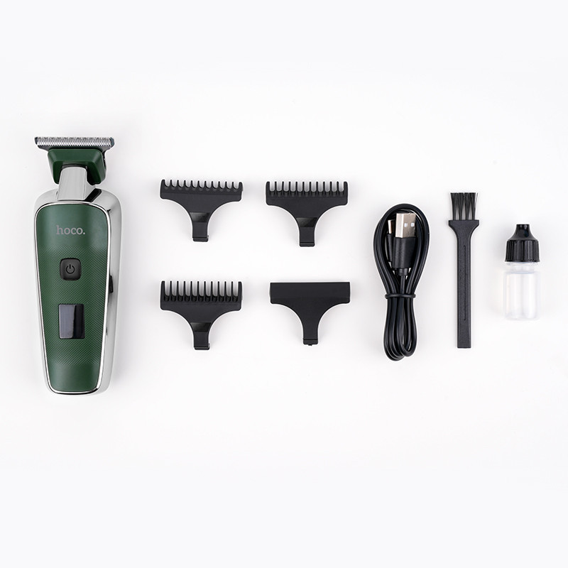Машинка для стрижки HOCO HP23 Diamond engraving electric hair clipper Black Одеса - фото 5