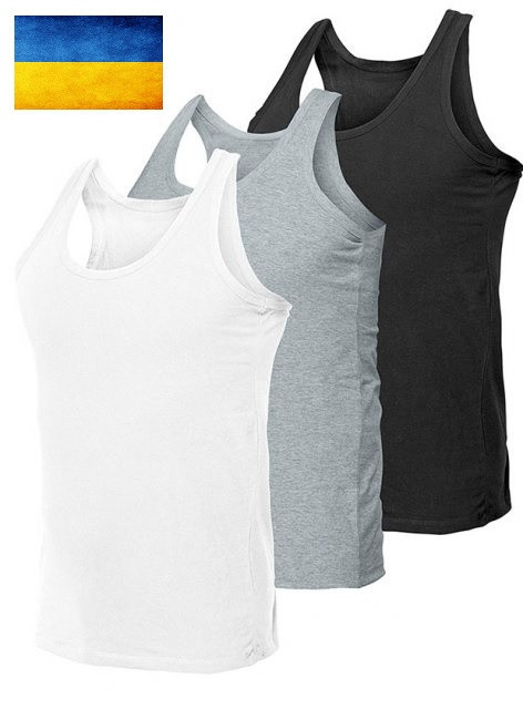 Набор мужских маек из хлопка Lans L 11.03 Киев - изображение 1