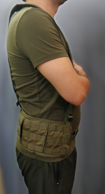 Ремінно-плечова система РПС розвантаження олива Розвантажувальний пояс регульований тактичний ЗСУ Одеса - фото 4