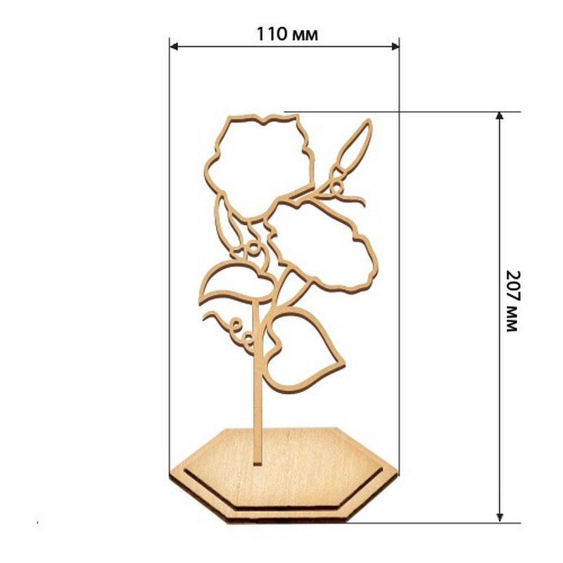 Набір для вітражного живопису за номерами "Іпомея" FDSGK-018 Вінниця - фото 2
