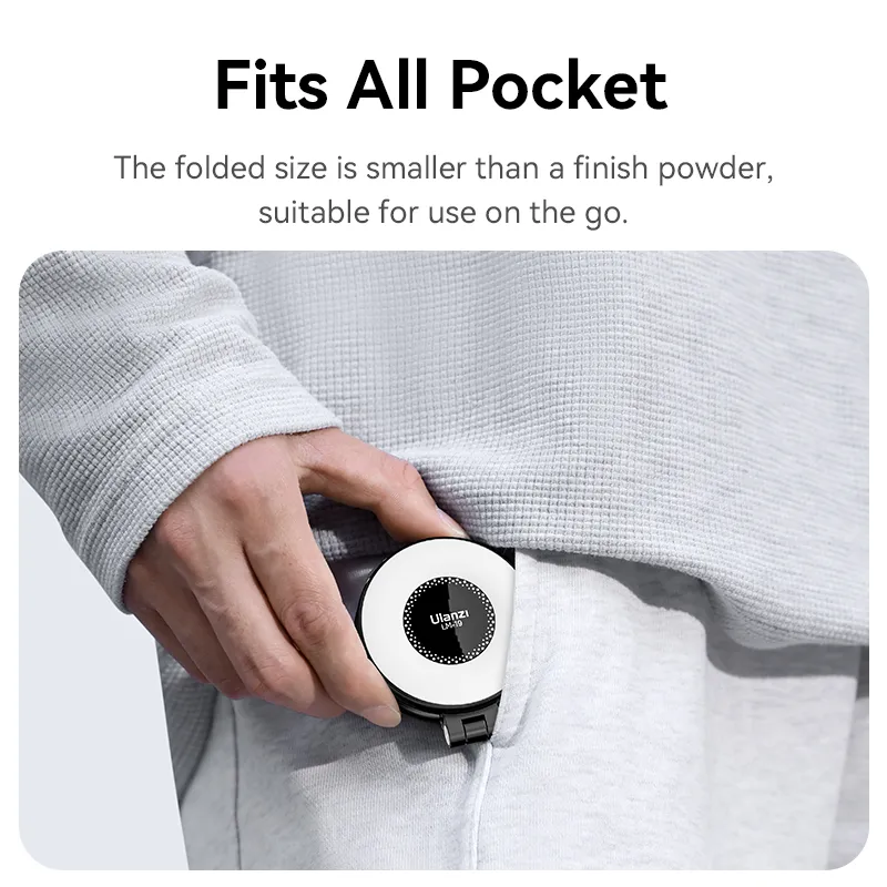 Світло для айфона магнітне Ulanzi  LM19 Magsafe Fill Light Black (L049GBB1 LM19) Київ - фото 9