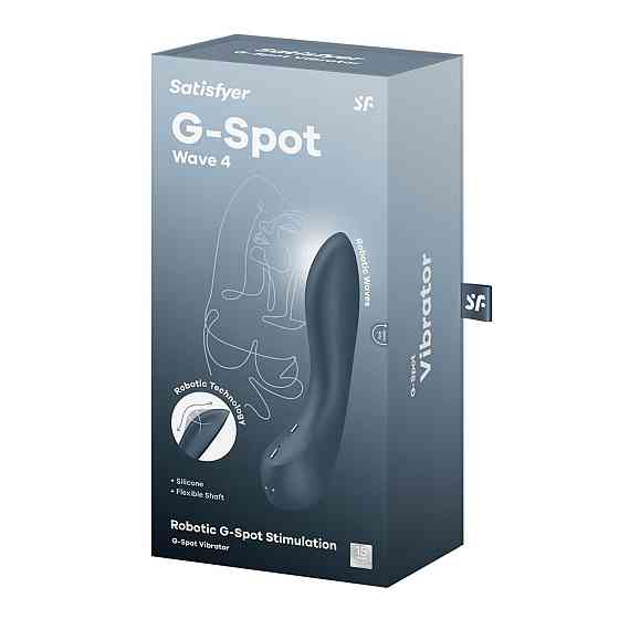 Стимулятор точки G Satisfyer G-Spot Wave 4, ефект пестощів пальчиком, 12 режимів Sex Aura Київ