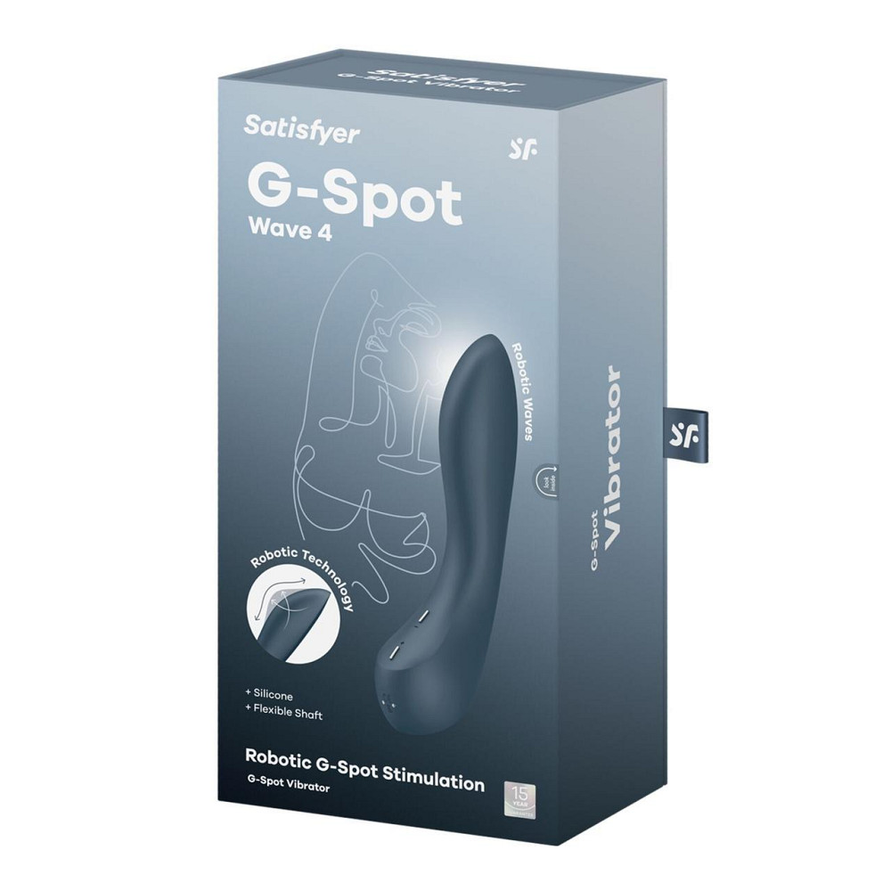 Стимулятор точки G Satisfyer G-Spot Wave 4, ефект пестощів пальчиком, 12 режимів Sex Aura Київ - фото 5
