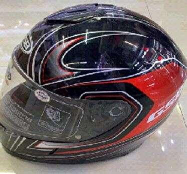 Шолом-інтеграл (size M, чорно-червоний) (mod 349) Мукачево - фото 1