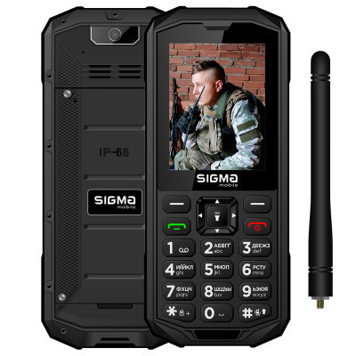 Мобильный телефон Sigma X-treme PA68 WAVE Black (4827798466612) Винница - изображение 1