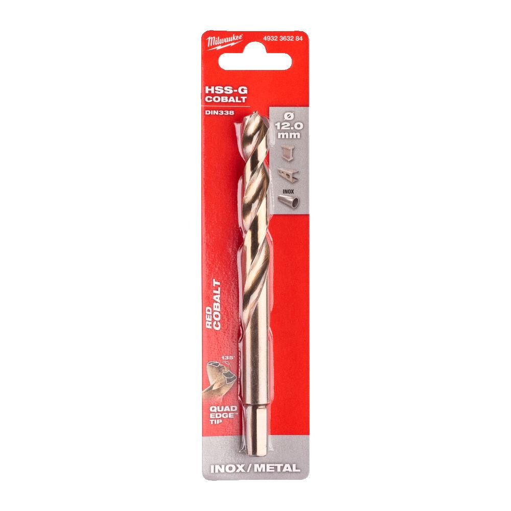 Свердло по металу HSS-Co MILWAUKEE DIN338, діаметр12,0 мм, пластикова коробка Одеса - фото 1