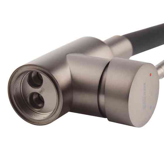 Змішувач для кухні Mixxus SEO-011-T Graphite Refl.Black з нерж.сталі SUS304 (Колір графіт,силіконовий вилив чорний) (MI8434) ( ( Харків