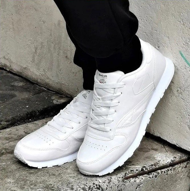 Мужские Кроссовки Reebok Classic Белые Рибок (размеры: 40,44,45) Днепр - изображение 1