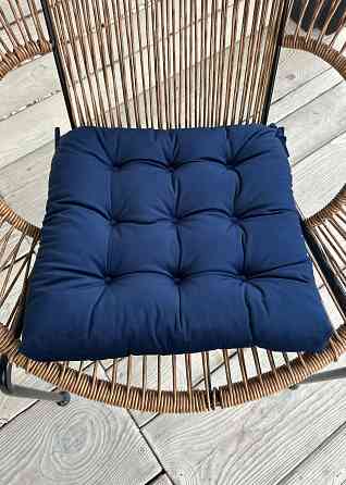 Подушка для стільців (40x40х5 см) Decorator Velour колір синій 84-113 Київ