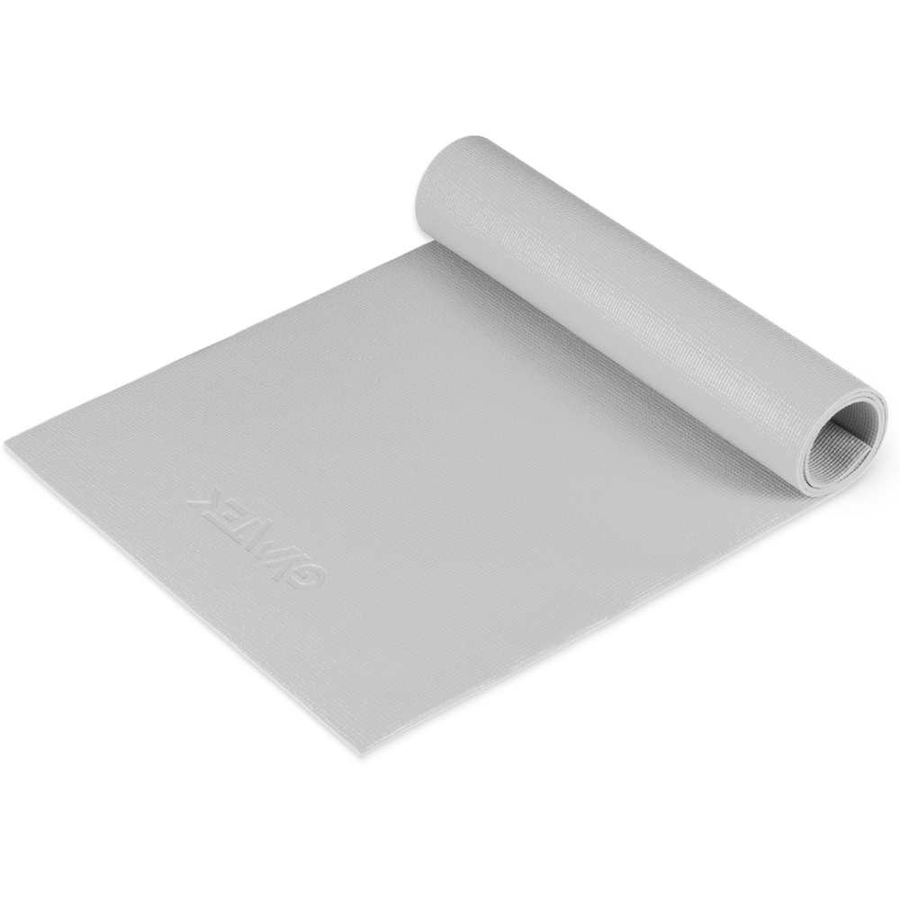 Килимок (мат) для фітнесу та йоги Gymtek 0,5см сірий Киев - изображение 1