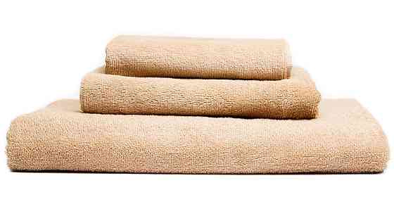 Комплект полотенец однотонных Ideal Textile 40х70+50х90+70х140 см 400 г/м2 (56860941) Бежевий Черновцы
