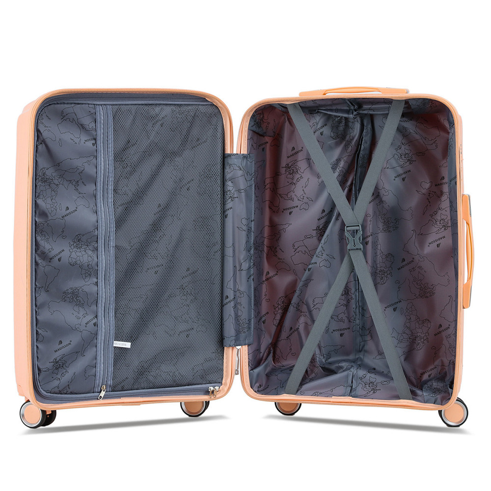 Чемодан полипропиленовый MADISSON 51103 средний 67 см коралловый Киев - изображение 10