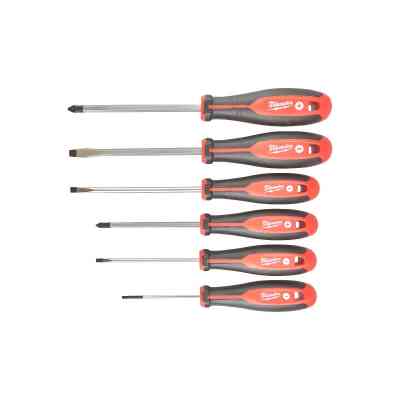 Набір викруток Milwaukee магнітних з тригранною рукояткою PZ1/PZ2/SL3/SL4/SL5.5/SL6.5, 6шт (4932471806) Вінниця