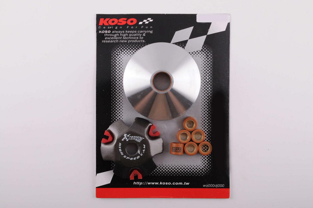 Варіатор передній (тюнінг) скутер 4 Т китай 50 (Ø89mm, мідно-граф. втулка, ролики 8г латунь) Мукачево - фото 1