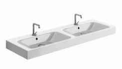 Раковина  Kerasan 353681 CENTO 140X45 dwukomorowa S/A NOCCIOLA Киев