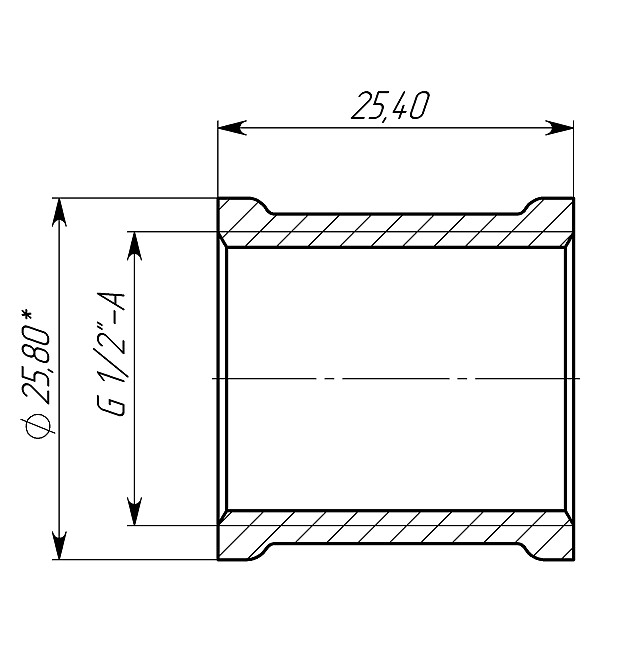 Муфта 1/2″ВВ латунна LM331S OPTIMUM Київ - фото 3