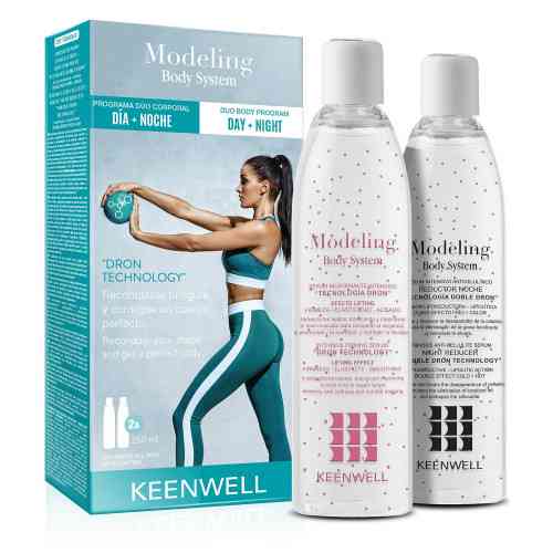 Набір Антицелюлітна сироватка + Нічна редукувальна сироватка Keenwell Modeling DRON 250 мл + 250 мл Дніпро