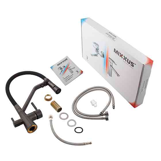 Кухонний змішувач Mixxus Premium Magnet 021 графіт REFL.BLACK MI6975 Харків