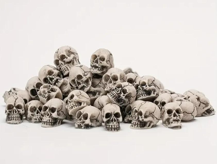 Уникальные декоративные фигурки черепов. Миниатюрные украшения черепа, фигурки для домашнего декора. Киев - изображение 2