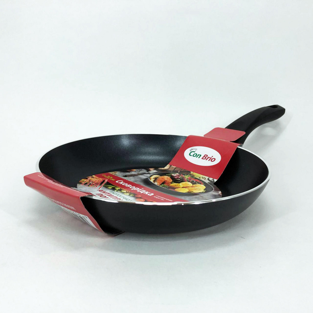 Сковорода алюмінієва поглиблена Con, Сковорода для використання на плиті для кухаря OF-71 Львів - фото 1