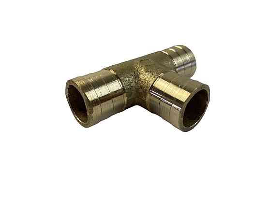 Перехідник шлангів обігрівача (D 18х18х18) латунь (трійник) Мукачево
