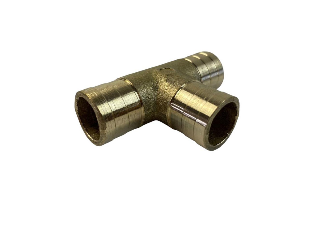 Перехідник шлангів обігрівача (D 18х18х18) латунь (трійник) Мукачево - фото 3