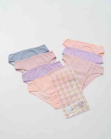 Набор женских трусиков неделек в рубчик -7 шт Nicoletta 713172 XL Киев