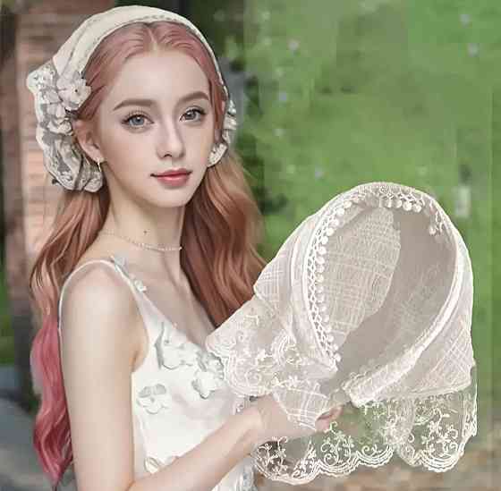 Хустка-обруч для волосся Бежевий Смела