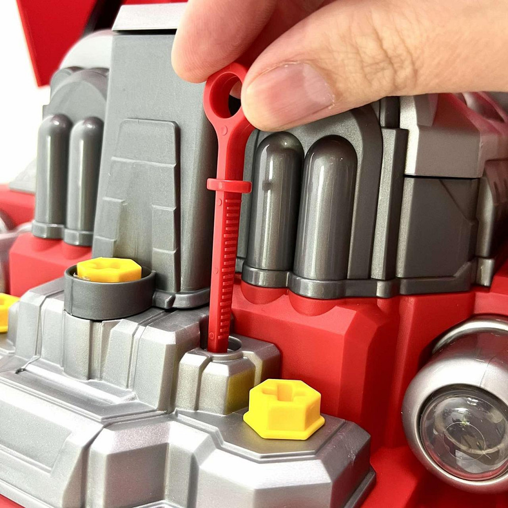 Машина-конструктор 59 деталей звук підсвічування Червоний (D001-2) Чернигов - изображение 9