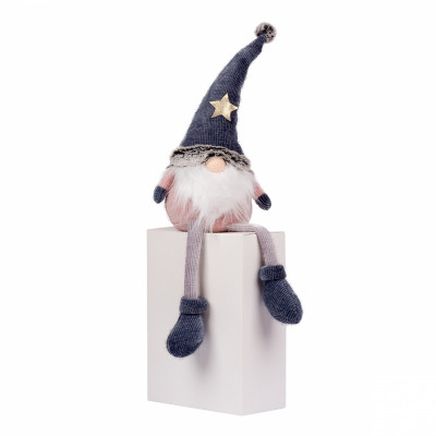 Прикраса декоративна Novogod`ko Гном з зіркою, 59 см, LED (973727) Вінниця - фото 1