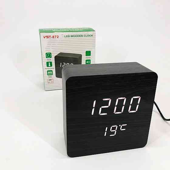 Настільний годинник led на батарейках VST-872-6, Електронні настільні EP-846 годинники digital Київ