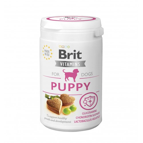 Витамины Brit Vitamins Puppy для щенков для поддержания здорового роста и развития с лососем 150 г Киев - изображение 1