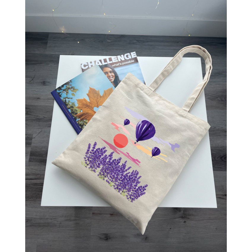 Екошопер BookOpt BK4066 "Навколо світу на повітряній кулі" бежевий Київ - фото 6